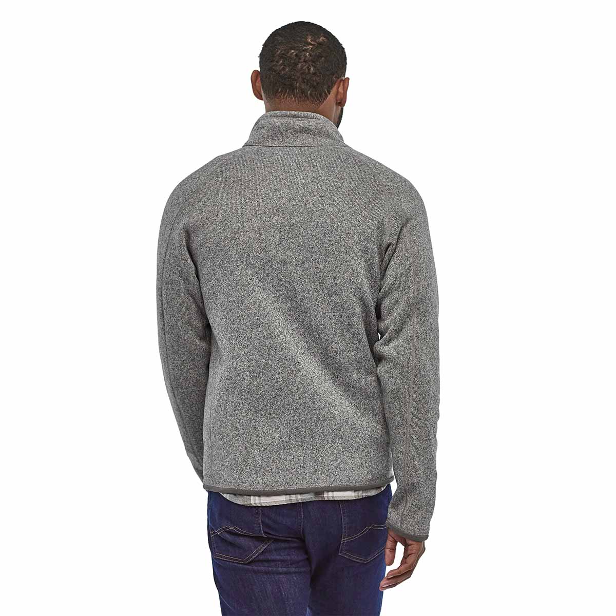 Back of Patagonia Better Sweater Fleece Jacket on model