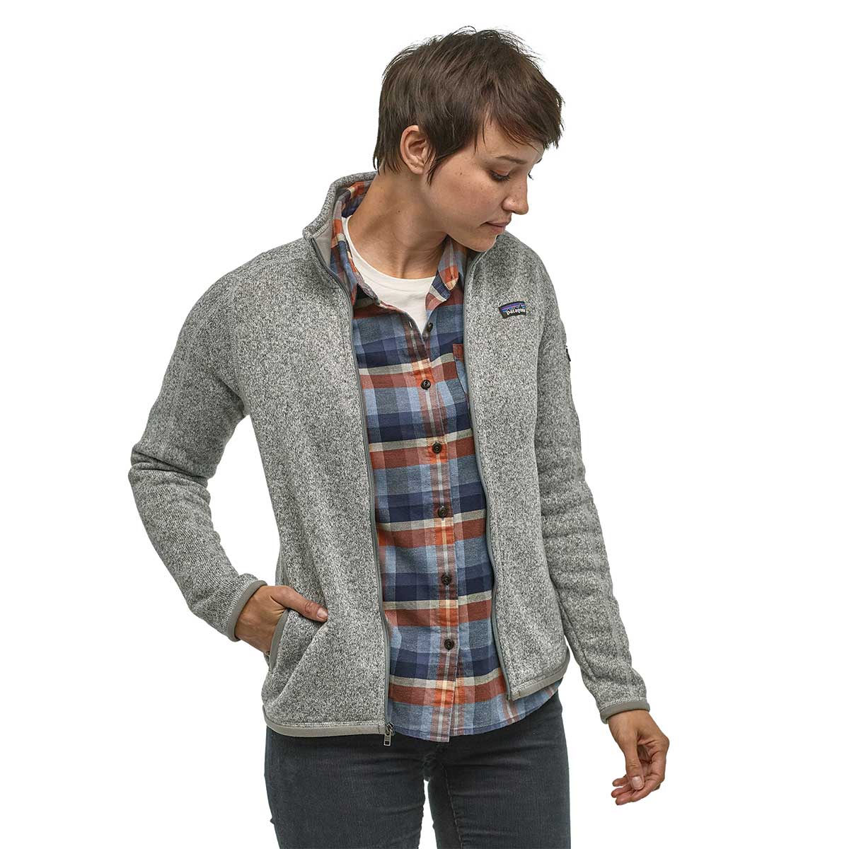 Patagonia sweater white best sale