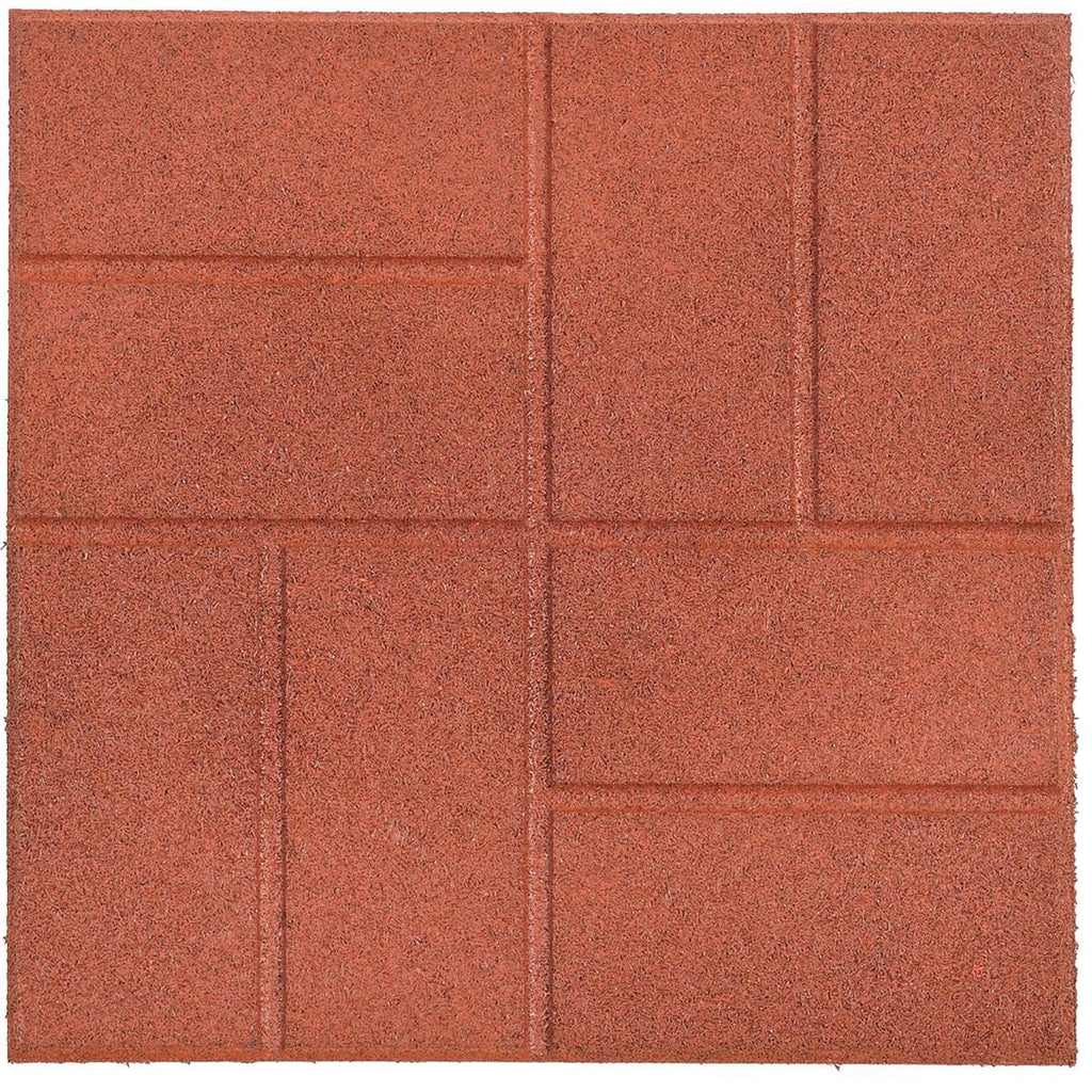 Red Rubber Pavers
