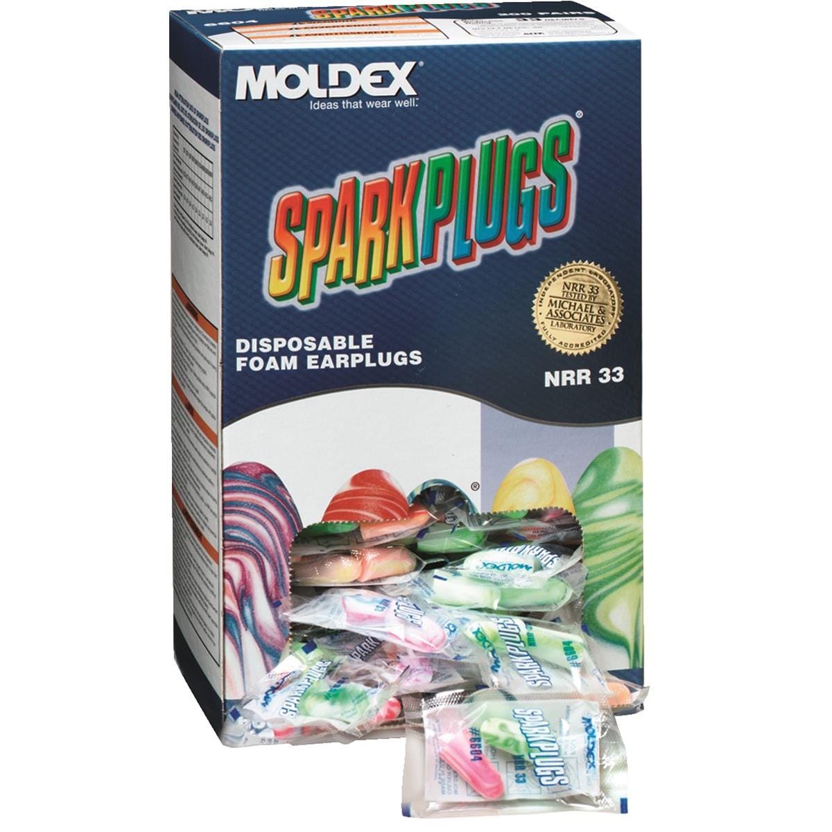 Moldex SparkPlugs® Earplugs, 200 pairs