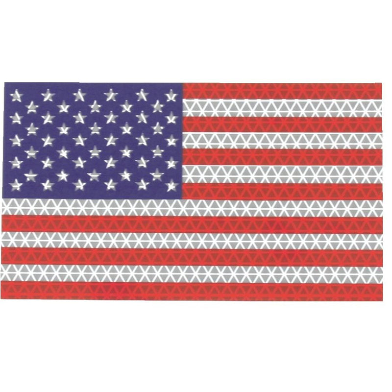 Small Reflective Flag Decal