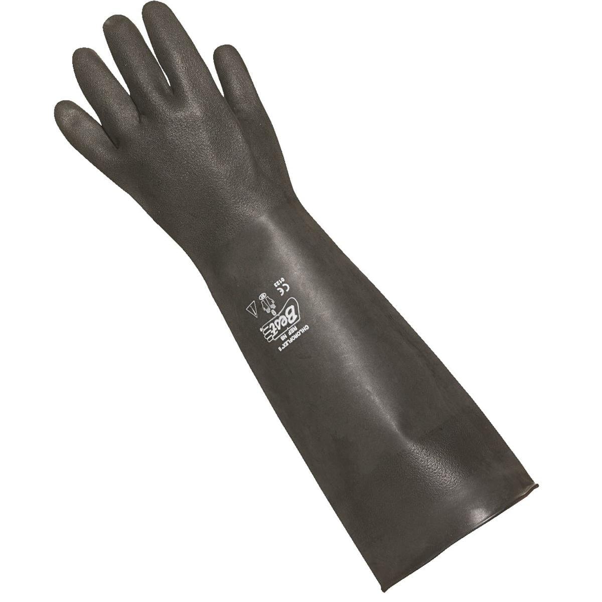 Chloro-Flex™ II 18"L, 30-mil, Unlined Neoprene Safety Gloves