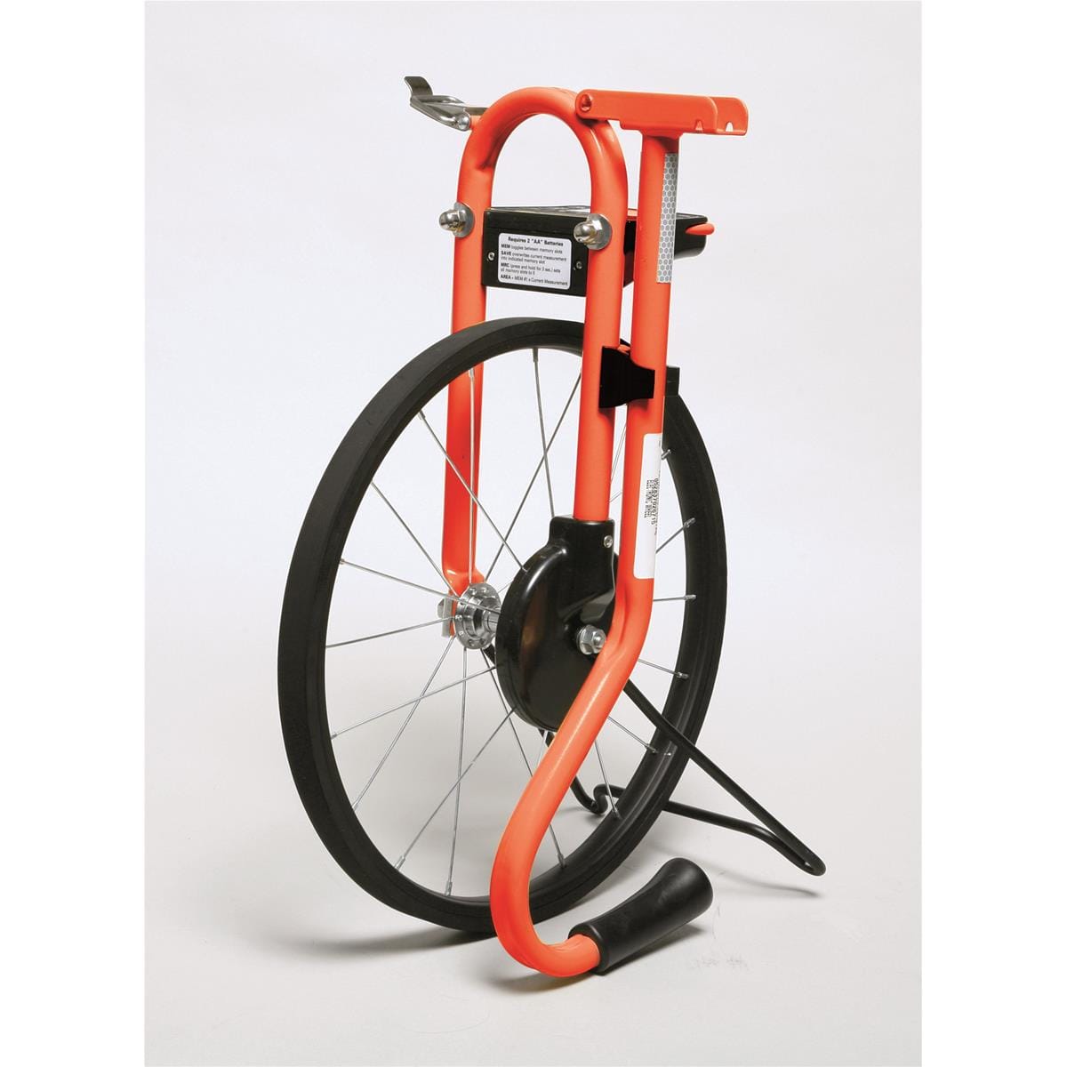 Keson METAL PROFESSIONAL MEASURING WHEEL, 4 FT, ELECTRONIC, SPOKED, UNITS: FT & IN, FT & 10THS, METRIC