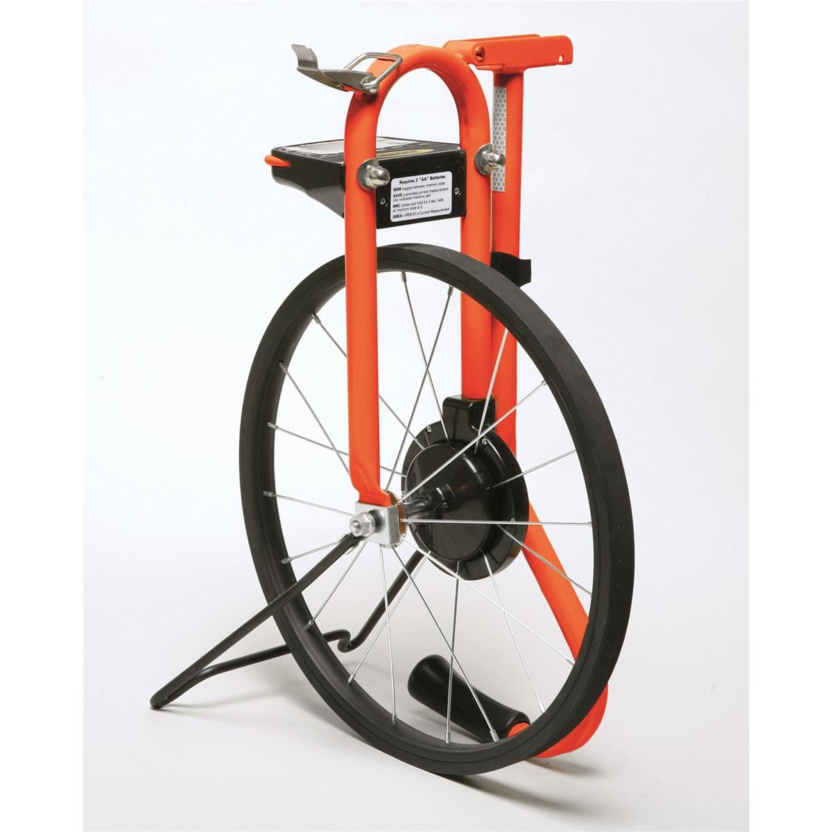 Keson METAL PROFESSIONAL MEASURING WHEEL, 4 FT, ELECTRONIC, SPOKED, UNITS: FT & IN, FT & 10THS, METRIC