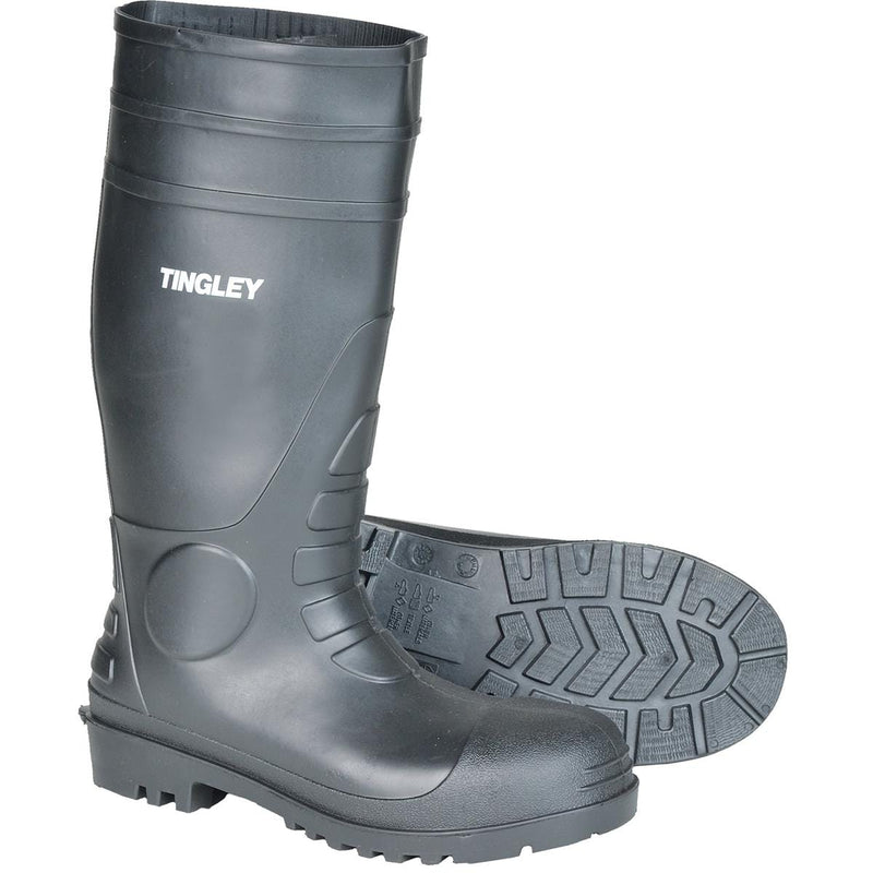 Tingley Economy Work Boots, 15"H, Plain Toe or Steel Toe