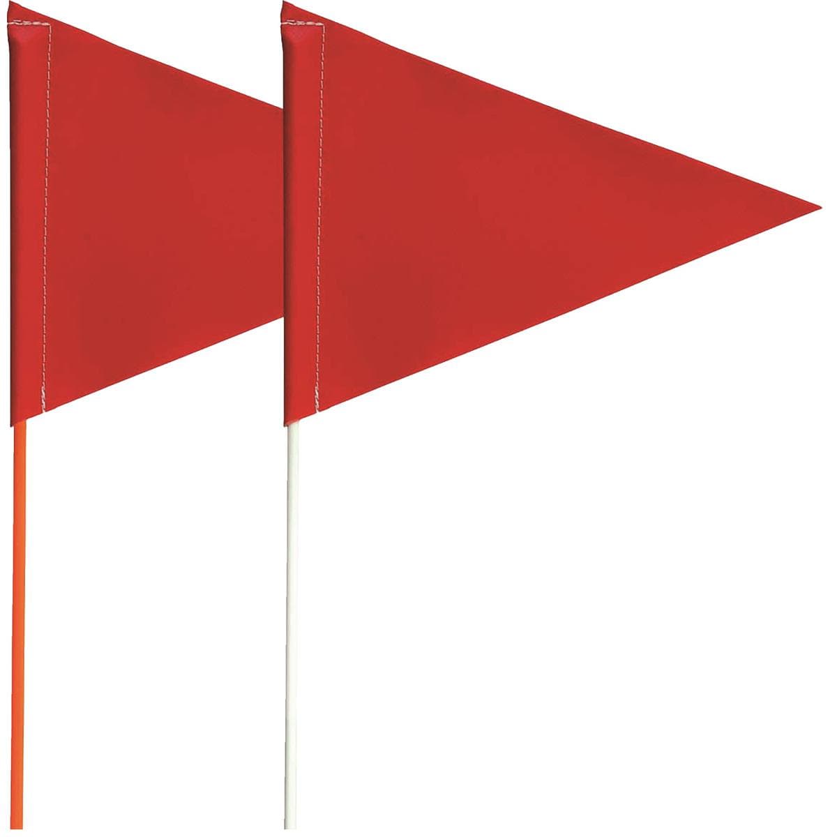 Red Blackburn Pennant Marking Flag with Fiberglass Staff