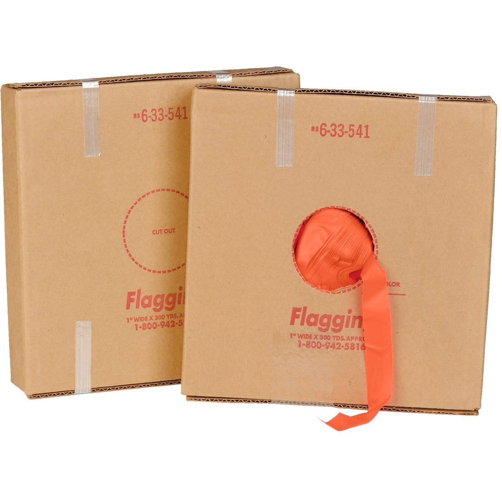 Fluorescent Orange Blackburn Bulk Flagging Tape