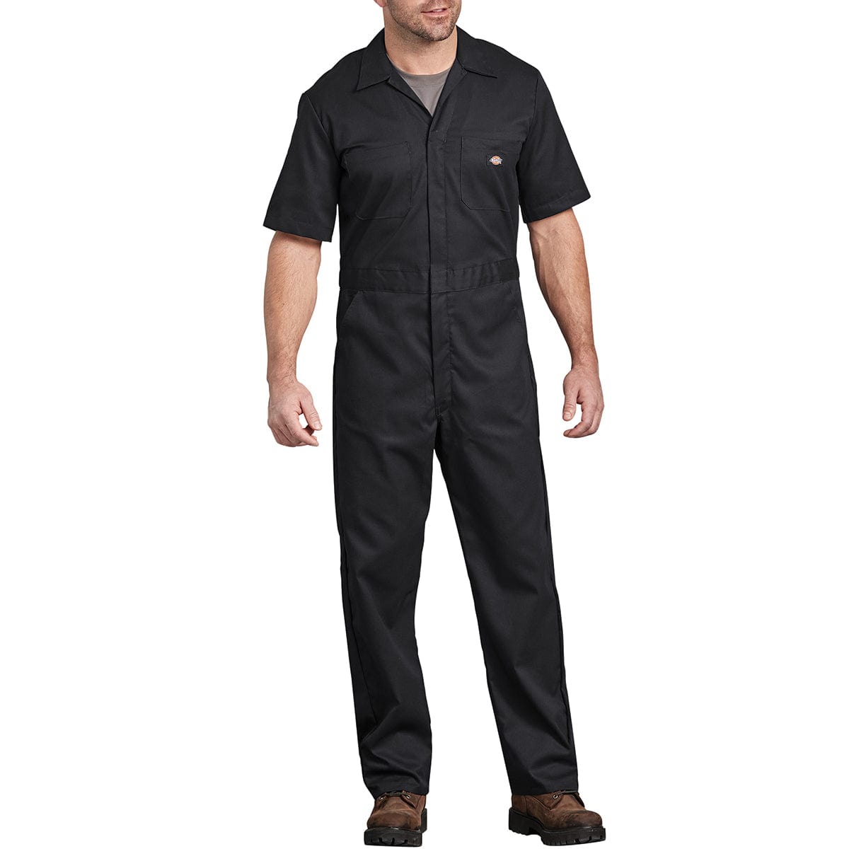 Black Dickies FLEX Short Sleeve Coveralls