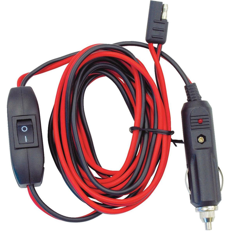 12-volt Lead Wire with Cigarette Lighter Adapter