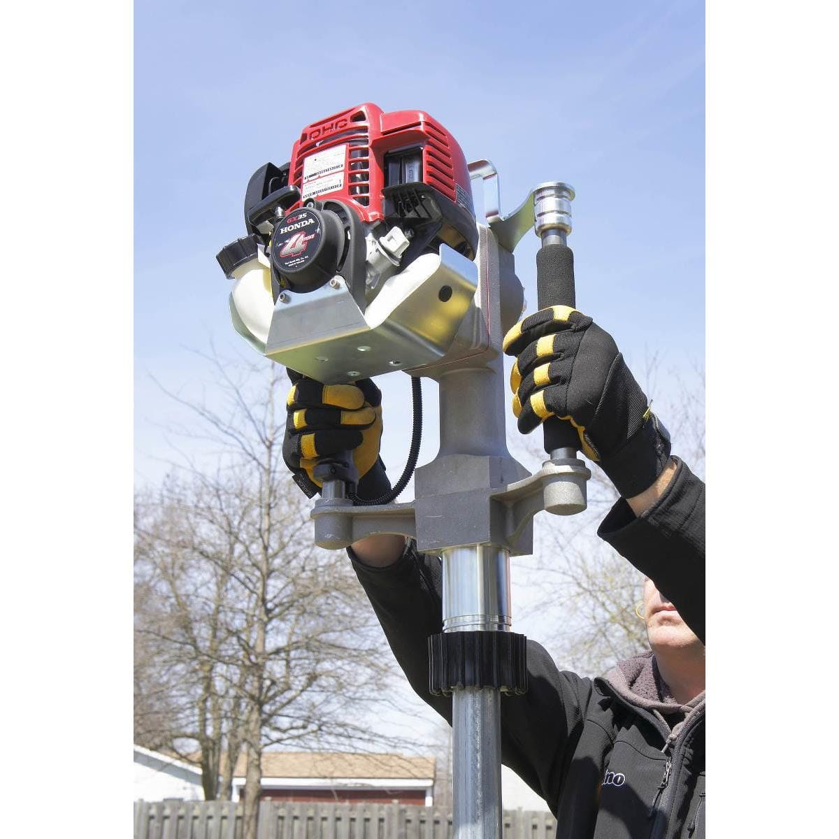Remote Control Fence Post Driver Rhino Fence Pro Post Driver 301001 | Gemplers
