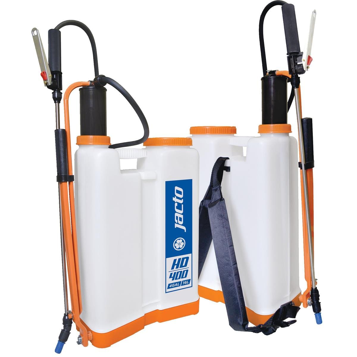 White Jacto HD400 4 Gallon Backpack Sprayer