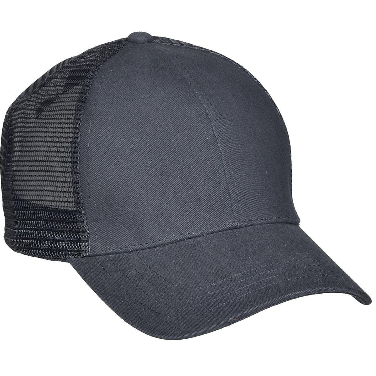 BustedTees Falcon Outline Back Mesh Hat Casual Wear - Baseball Cap for Men  Breathable Mesh Back Adjustable Snapback Strap