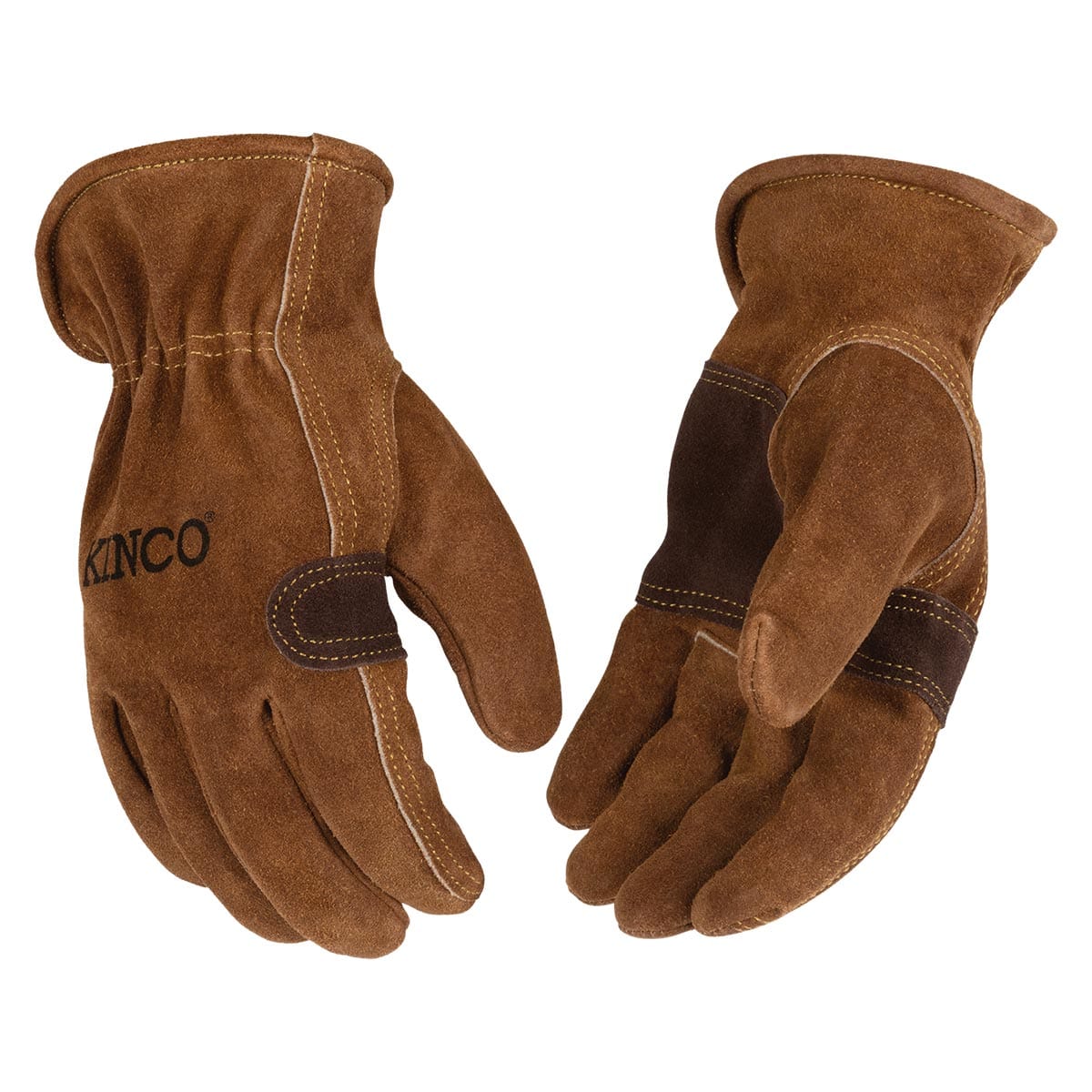 Kinco HydroFlector Water-Resistant Suede Cowhide Driver with Double-Palm