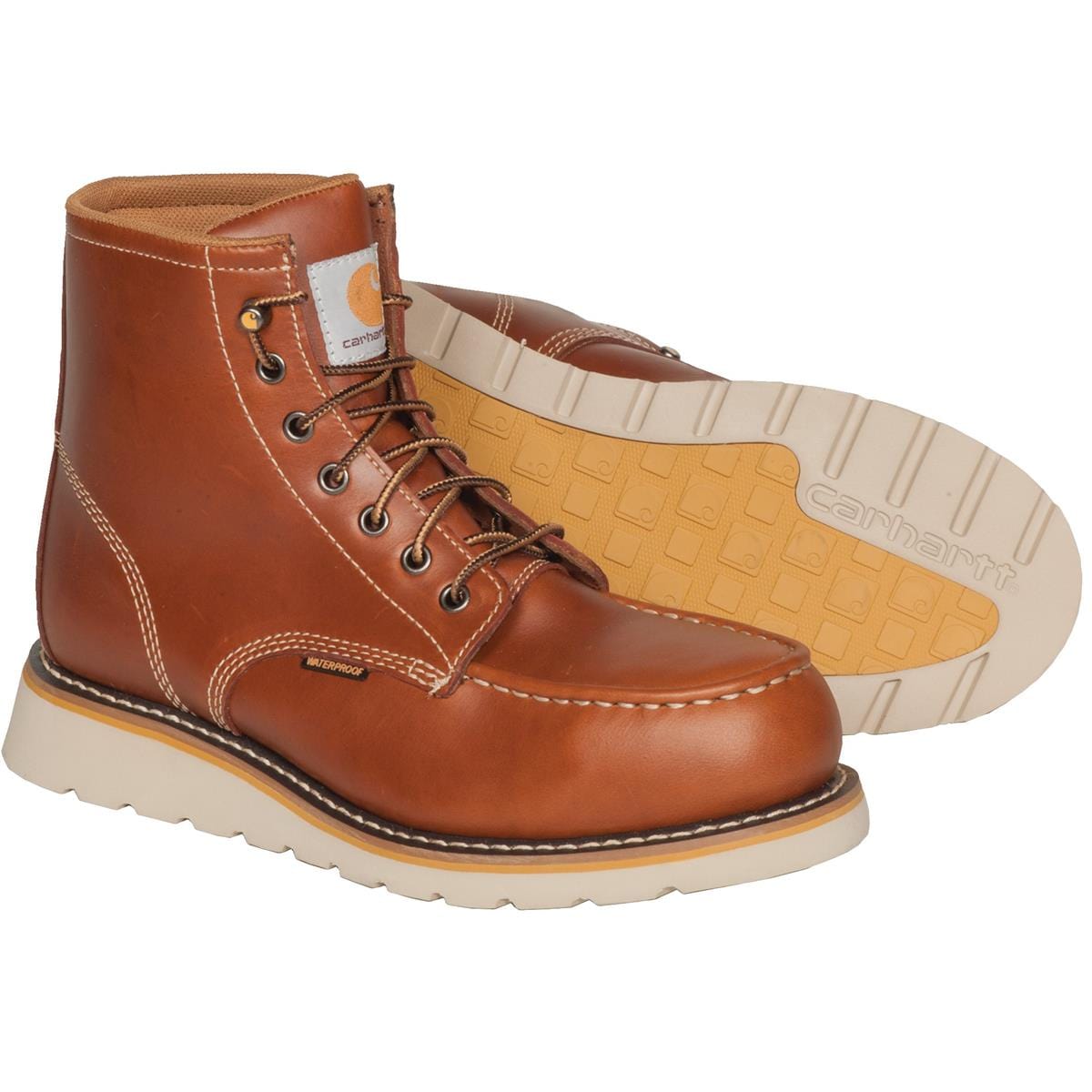 Carhartt 6"H Wedge Sole Plain Toe Work Boots