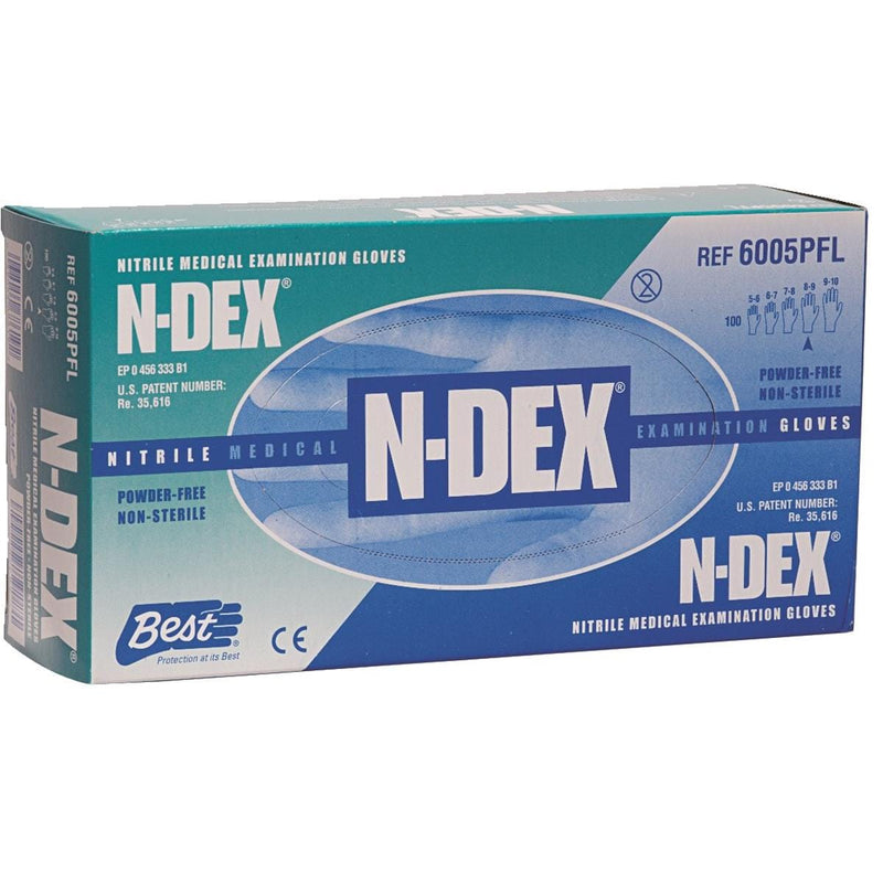 SHOWA BEST N-DEX® 4-mil, Powder-Free Nitrile Gloves