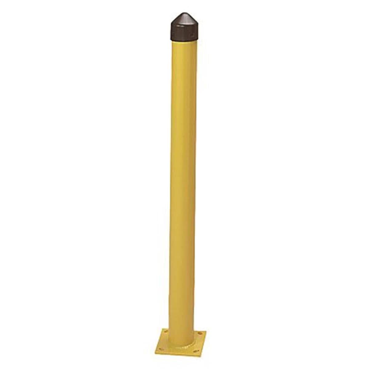 4" dia x 42"H Round Steel Bollard Post