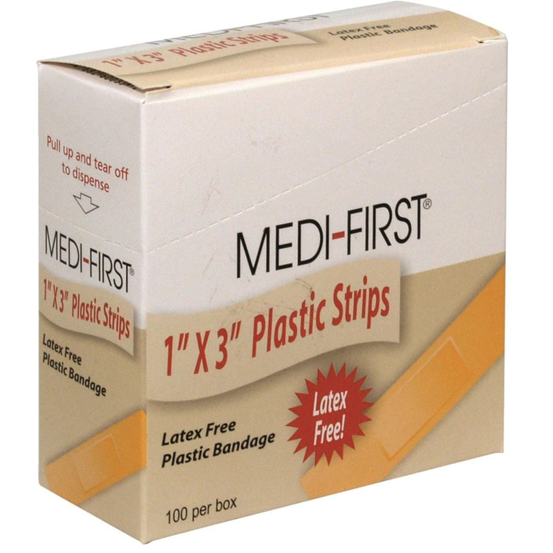 Medi-First® 1"x3" Plastic Bandages