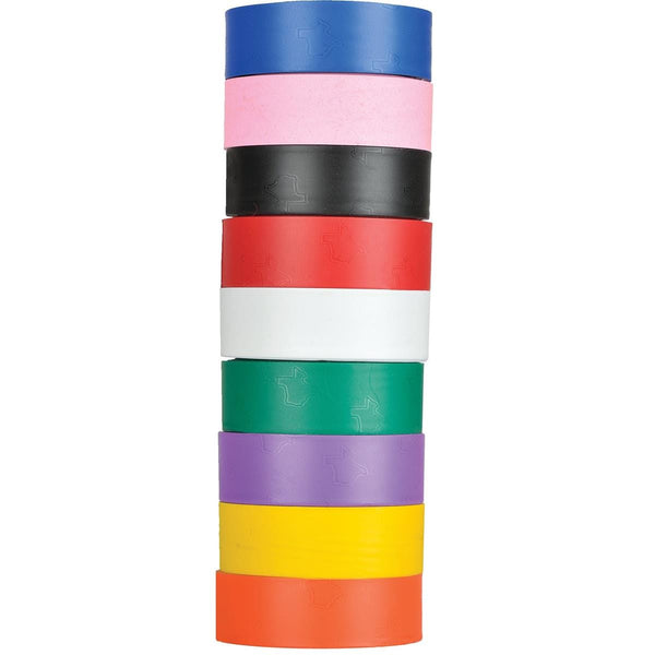 Presco - Pdwr - 1-3/16 x 300' White/Red Polka Dot PVC Flagging Tape