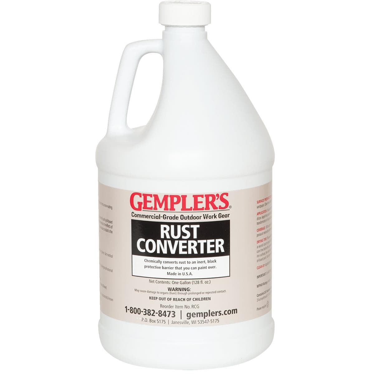 Gemplers Rust Converter Kit with Large Gloves