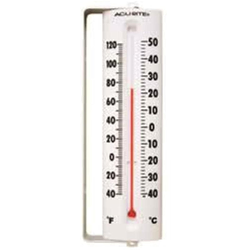 8-1/2"H Mercury-Free Plastic Case Traditional Thermometer