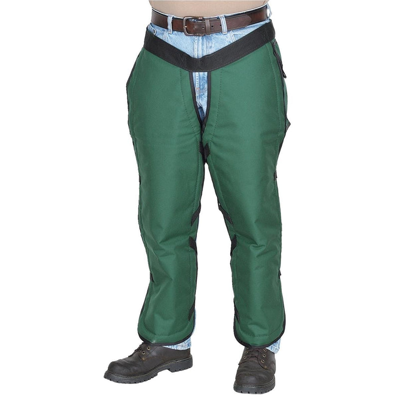 Green Saw Buck Chainsaw Chaps