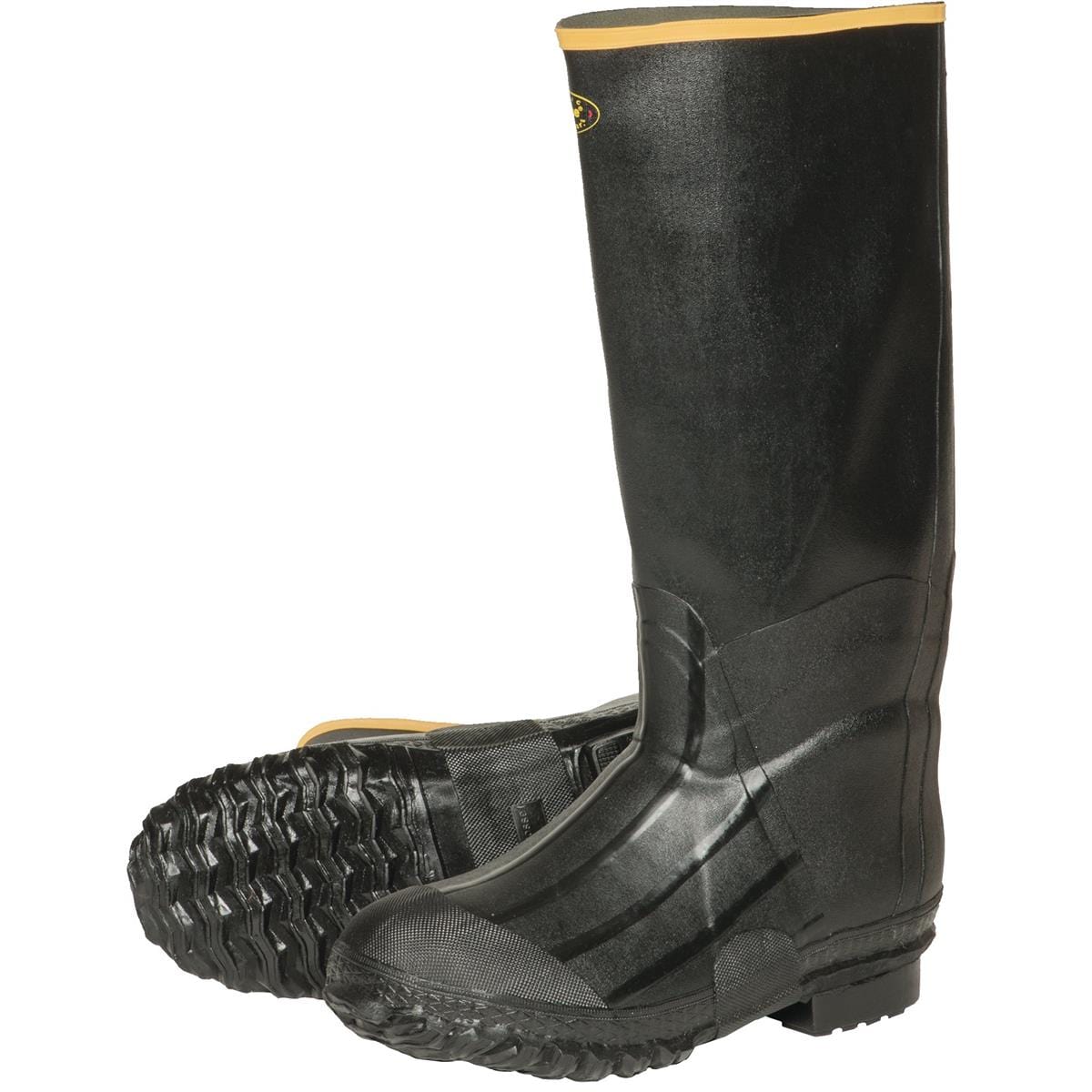 Left Side of 16"H Insulated Rubber Knee Boots