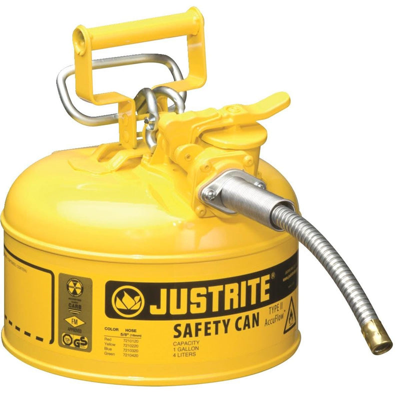 Justrite Type II AccuFlow Safety Can, 1 gal.