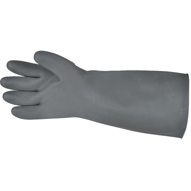 SHOWA 558 Chemical-Resistant 18"L, 40-mil Natural Rubber Latex Gloves