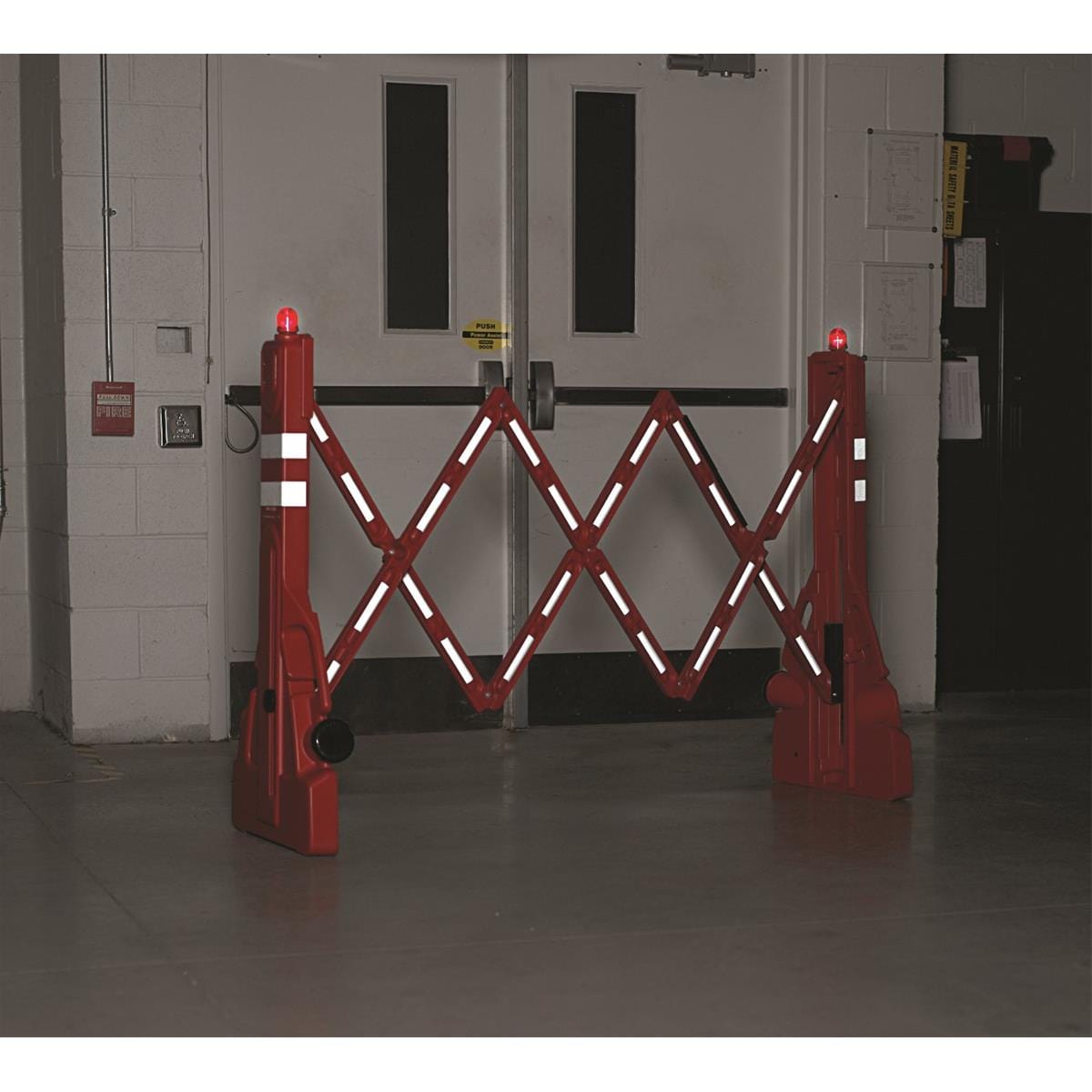 Adjust-A-Barricade with Flashing LED Lights