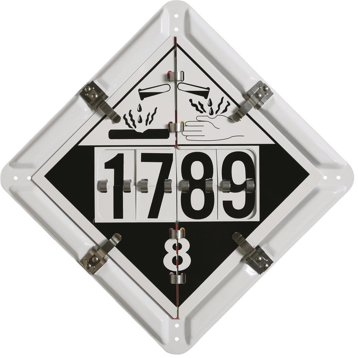 JJ KELLER Numer-All Standard, Aluminum Flip-File Placards