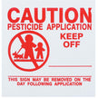 Gemplers Georgia Lawn Pesticide Application Signs, Pk of 25