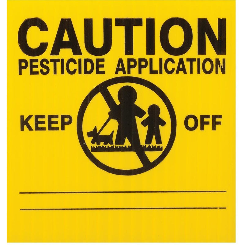 GEMPLER'S Massachusetts Lawn Pesticide Application Signs