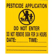 Gemplers New York Lawn Pesticide Application Sign