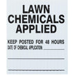 Gemplers Rhode Island Lawn Pesticide Application Signs