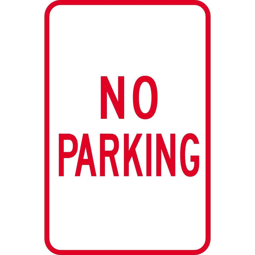LYLE 18" x 12" Aluminum Traffic Sign - "No Parking"
