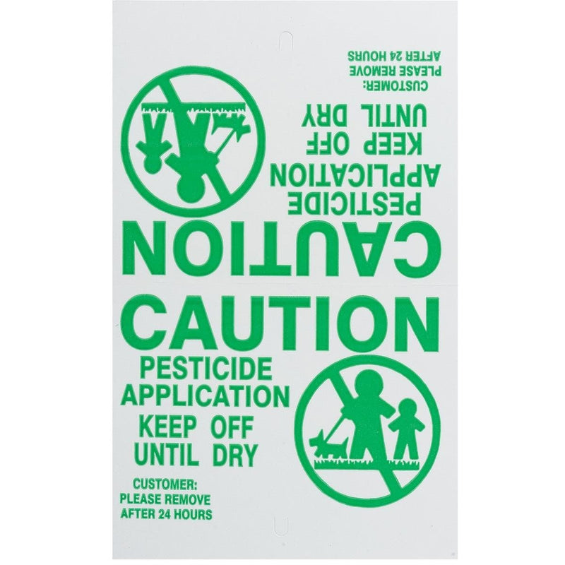 Michigan-Specific Lawn Pesticide Application Signs