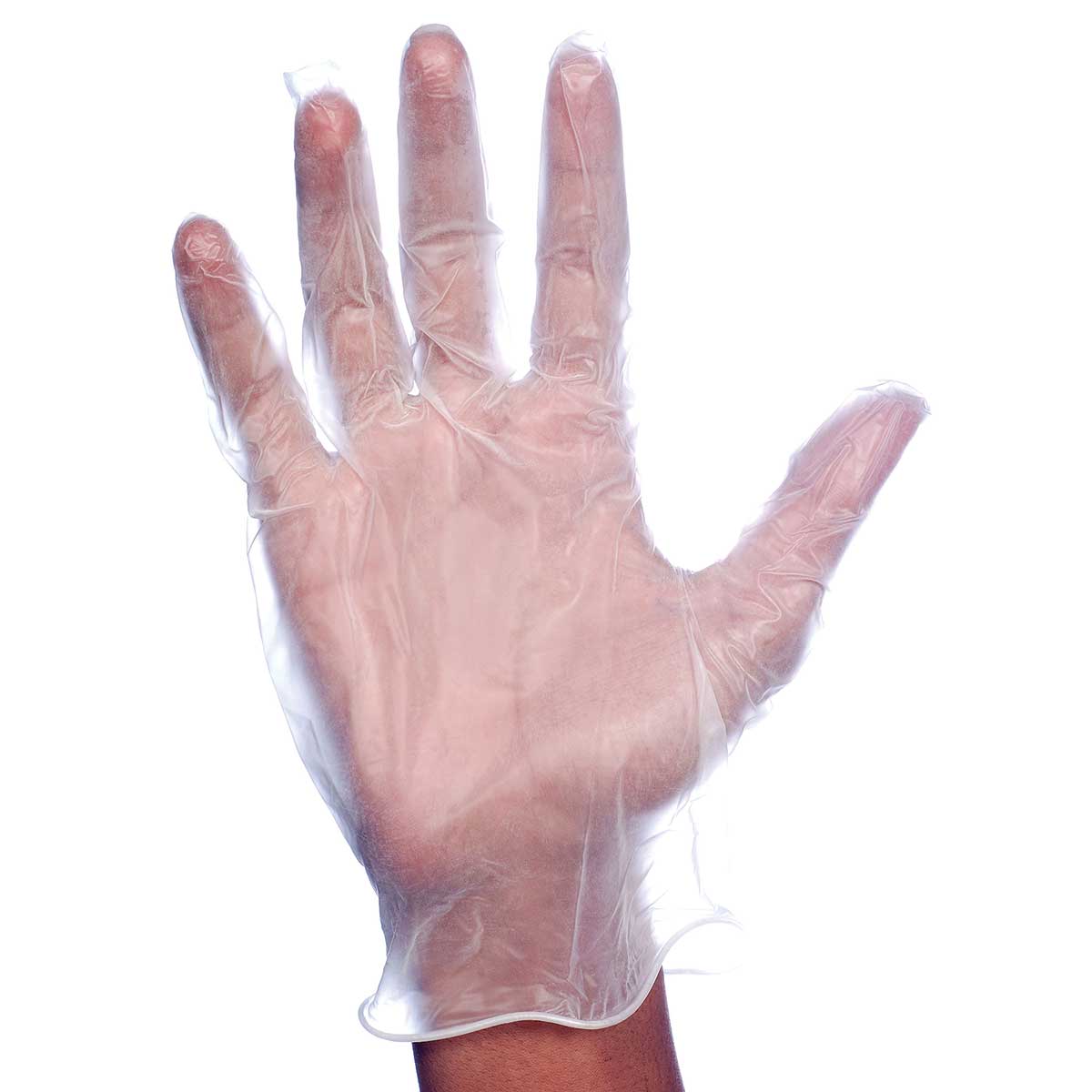 Syn-Cor Silver II 3.5-mil Vinyl Powder Free Gloves, Box of 100