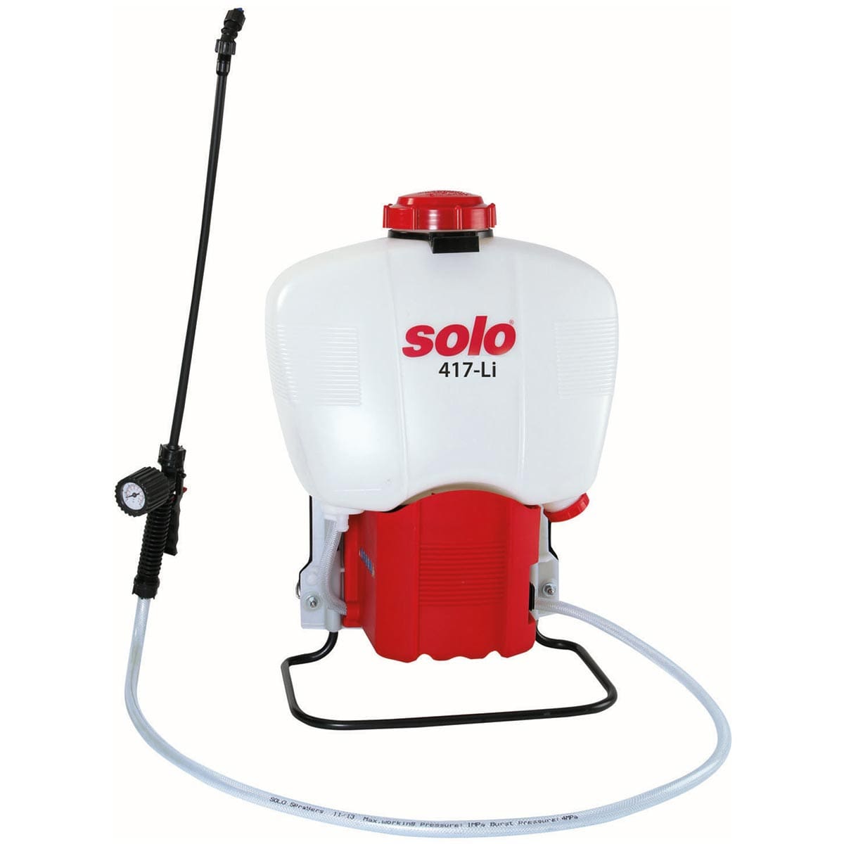 Battery powered backpack disinfection sprayer