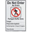 GEMPLER'S Fumigant Buffer Zone Sign