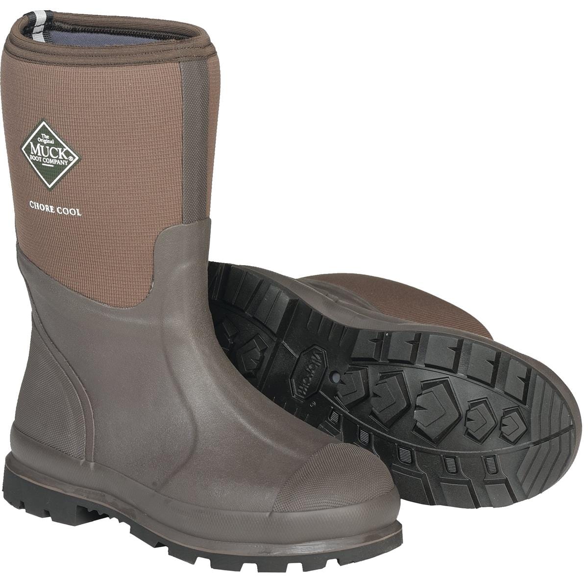 Muck Cool Series 12"H All-Conditions Plain Toe Chore Boots
