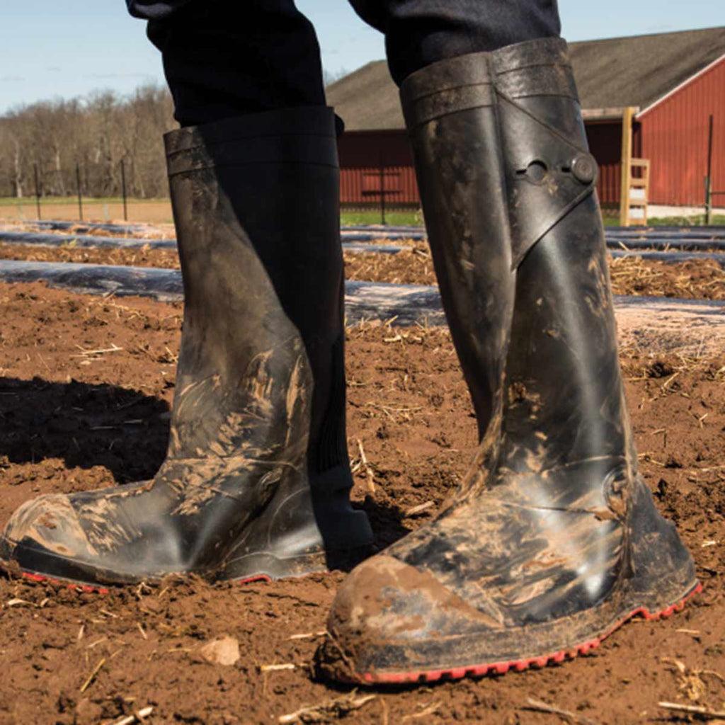 Tingley 17" WorkbrutesG2 PVC Overshoes In Use+++Tingley 17" WorkbrutesG2 PVC Overshoes In Use