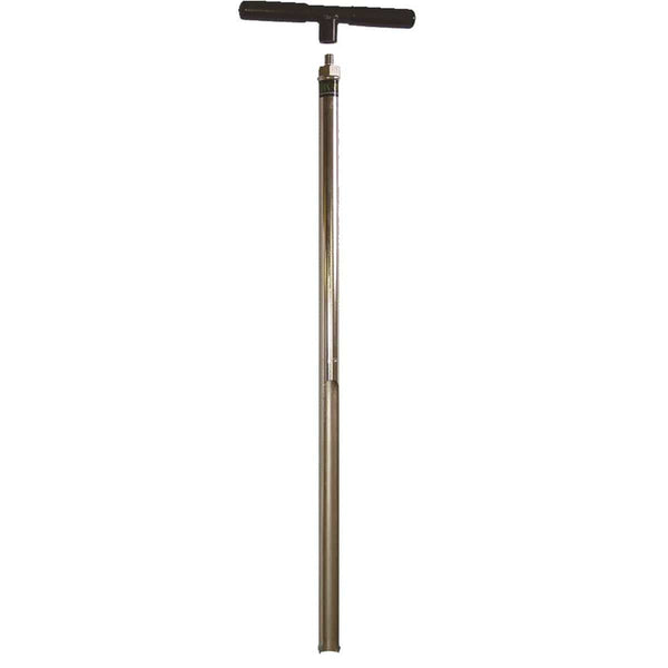 Soil Sample Test Kit 12" Stainless Steel Soil Sampler Probe (with 2 Bags) - Easy-Twist T-Handle Tool For Testing Lawn & Garden Dirt Soil Sample Probe