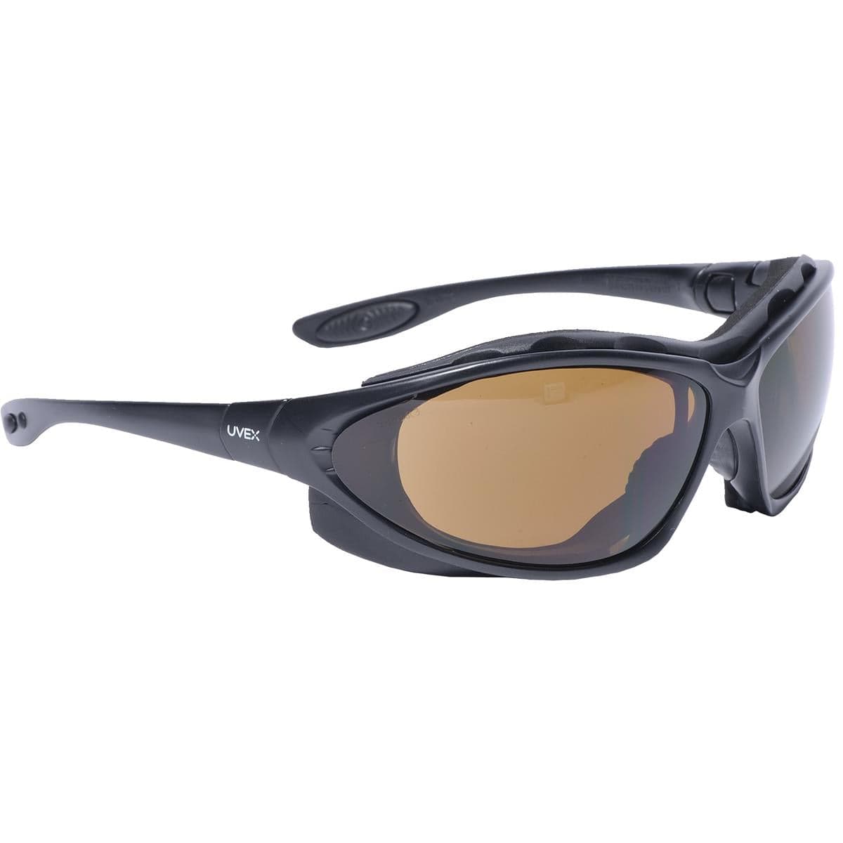 Espresso Honeywell Uvex Seismic Sealed Safety Glasses