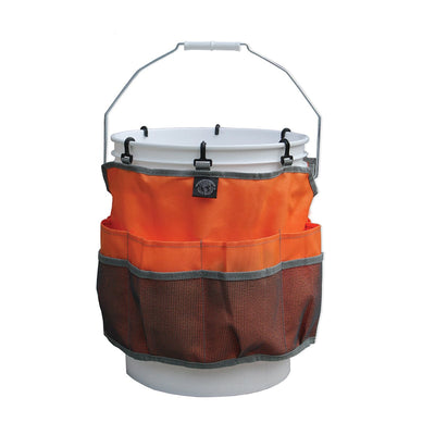 Orange/Gray Womanswork Bucket Caddy