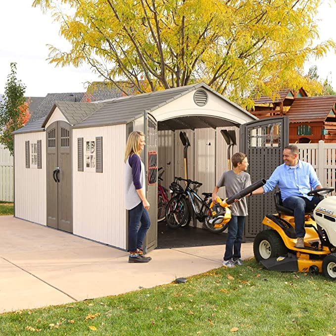 Lifetime 20 Ft. x 8 Ft. Outdoor Storage Shed