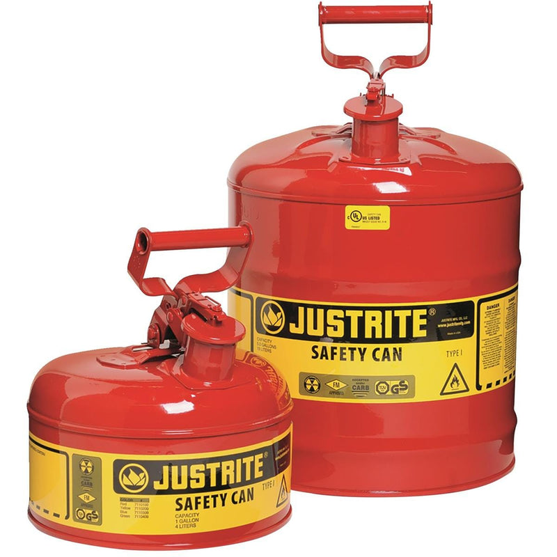 JUSTRITE Type-I Safety Gas Can