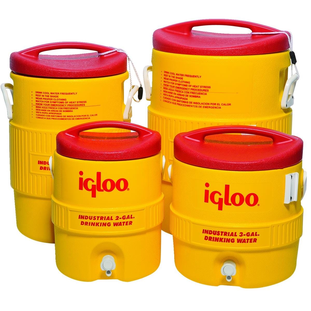 Igloo 421 2 Gallon Yellow Insulated Beverage Dispenser / Portable