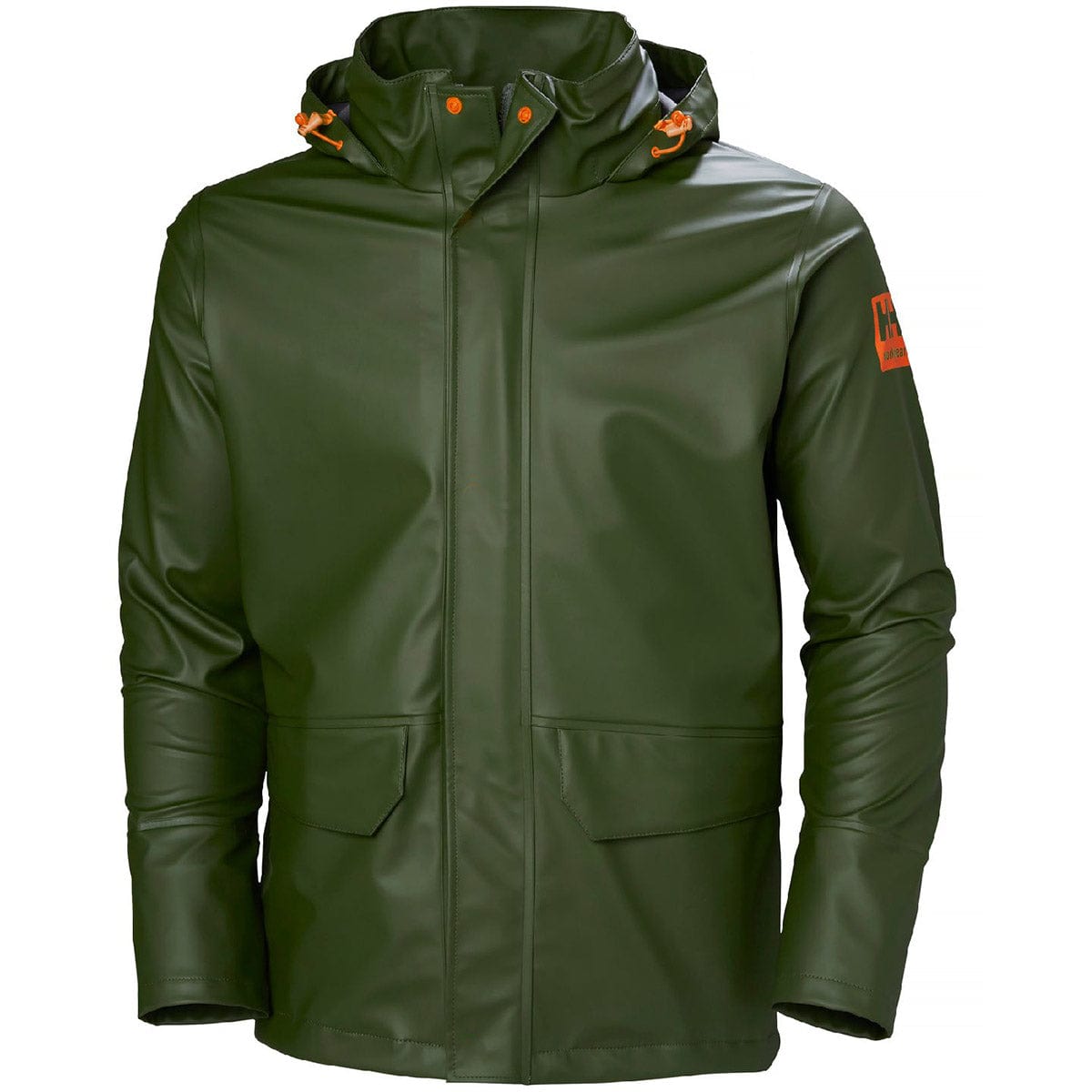 Green Helly Hansen Gale Waterproof Rain Jacket