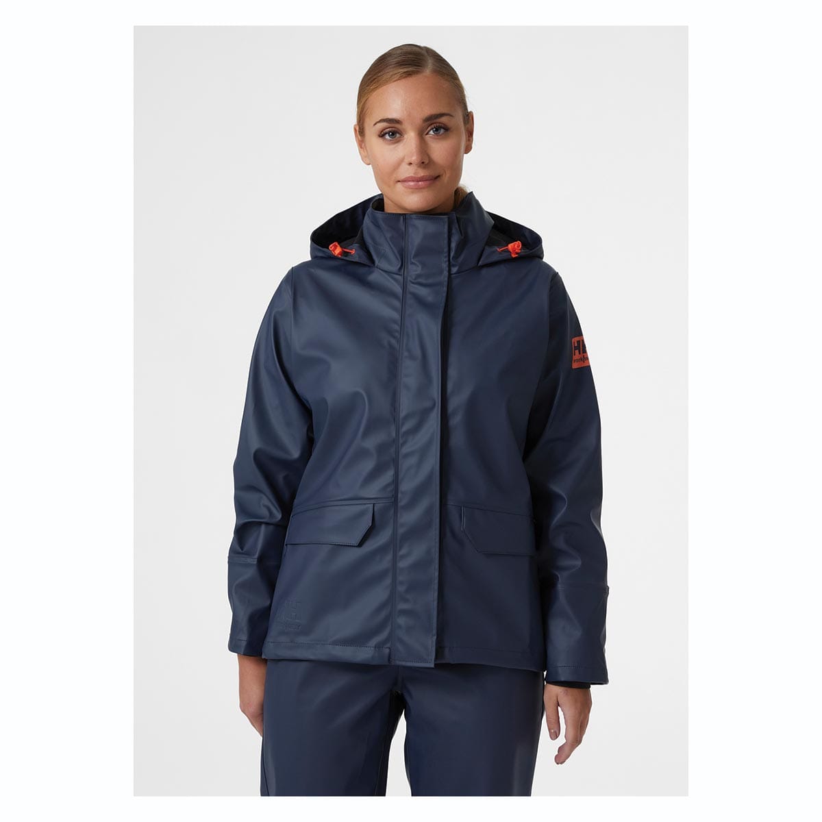 Navy Helly Hansen Women's Luna Waterproof Rain Jacket