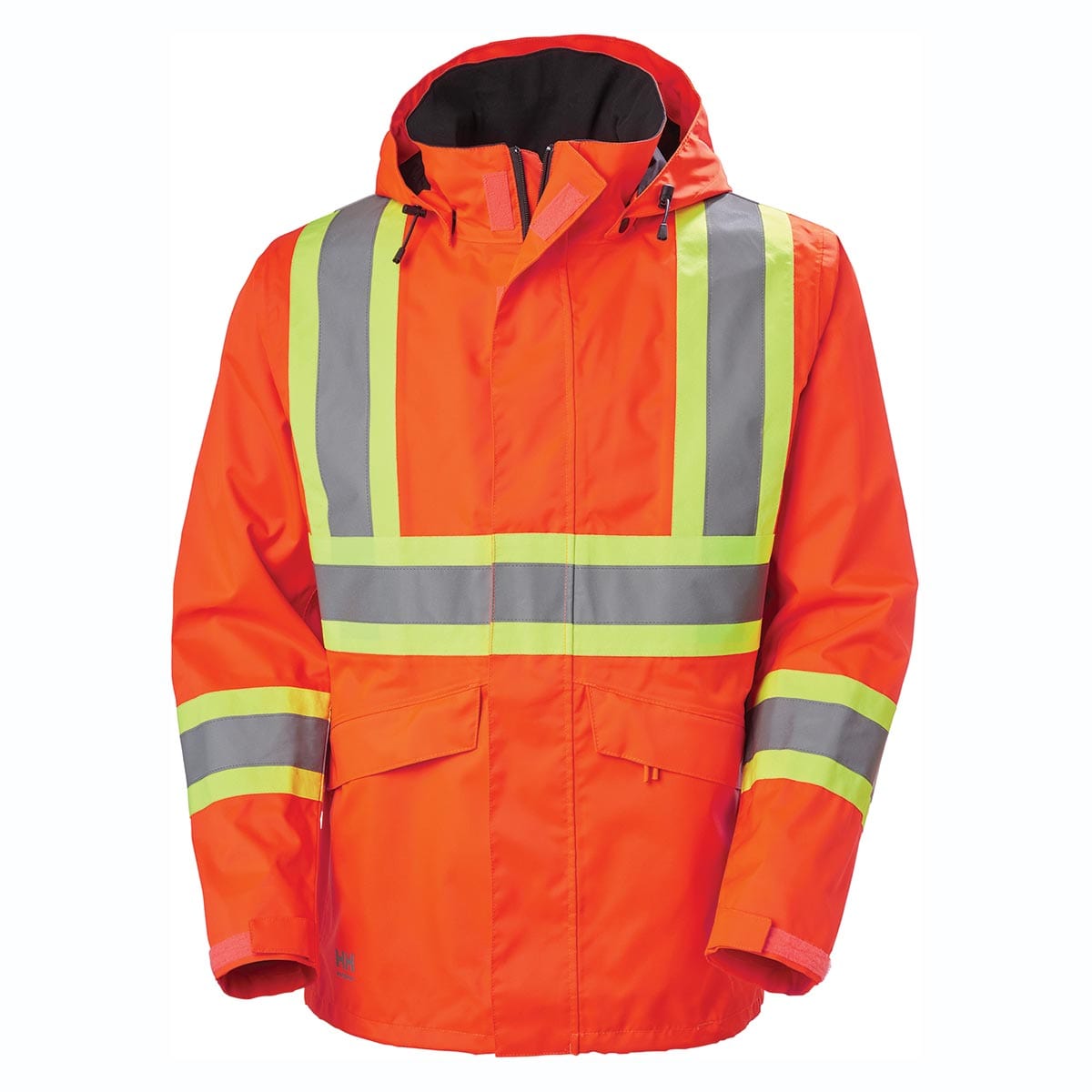 Brite Orange Helly Hansen ANSI Class E Alta Shell Hi-Vis Jacket CSA-Compliant